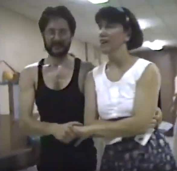 photo of dancers at the Great Bay Folk Festival, 1990