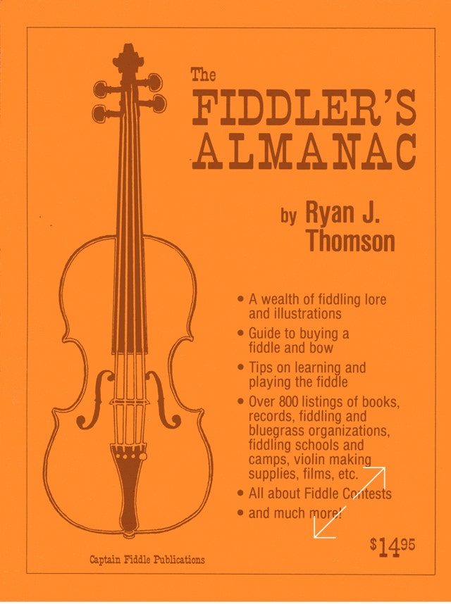 1985 edition Fiddler's Almanac by Ryan Thomson