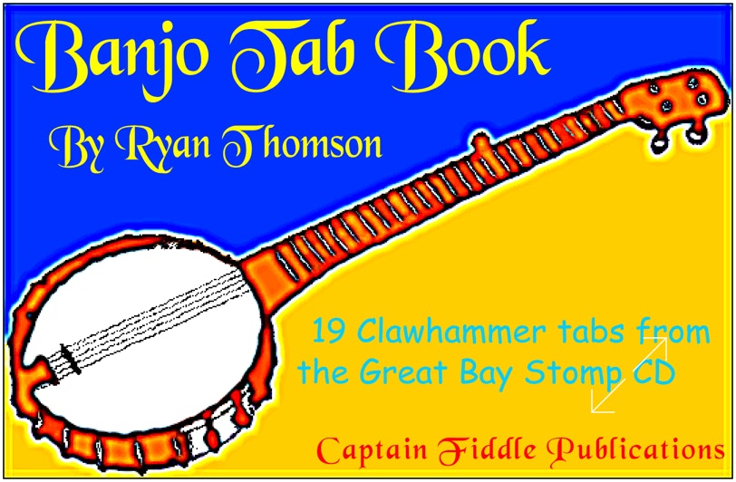 Book cover for Ryan Thomson's Banjo Tab Book