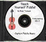 CD box cover for Ryan Thomson's Teach Yourself fiddle CD 2